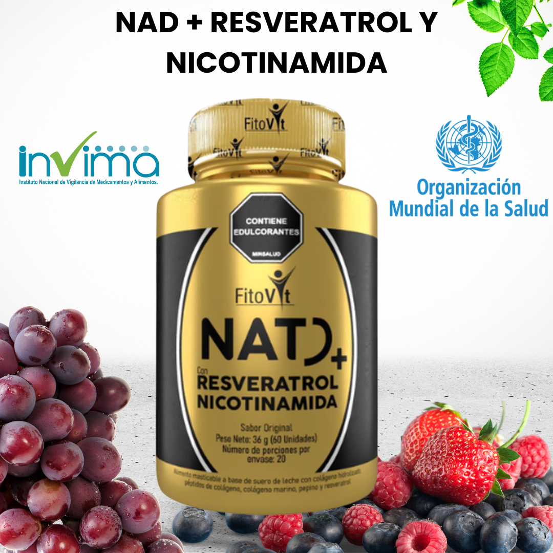 NAD + RESVERATRO Y NICOTINAMIDA