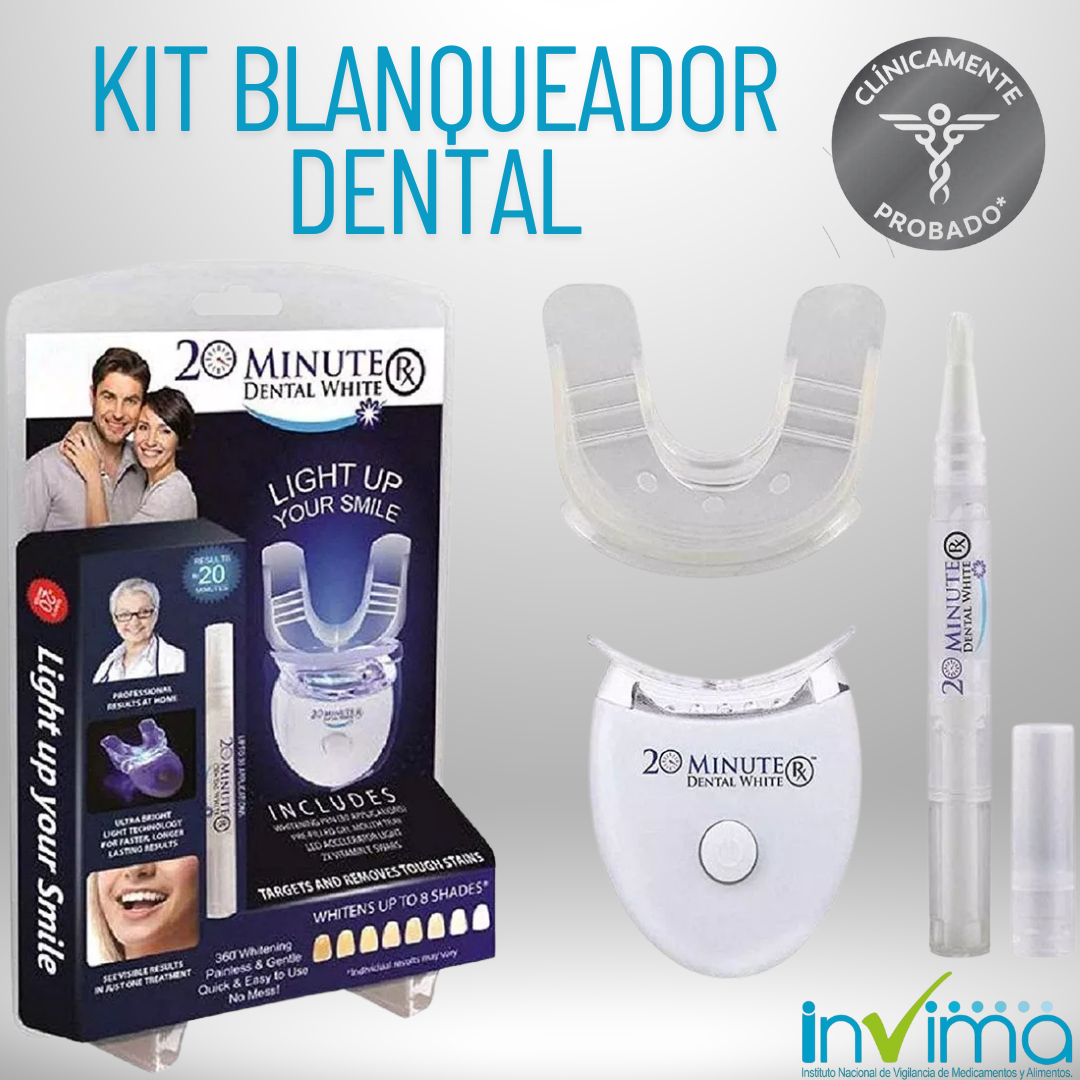 KIT BLANQUEADOR DENTAL + VITAMINA E