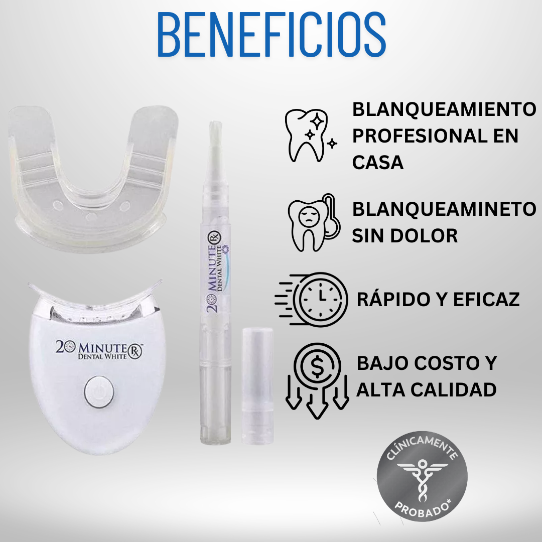 KIT BLANQUEADOR DENTAL + VITAMINA E