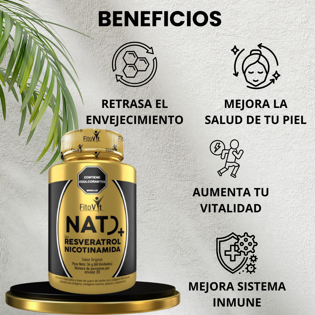 NAD + RESVERATRO Y NICOTINAMIDA