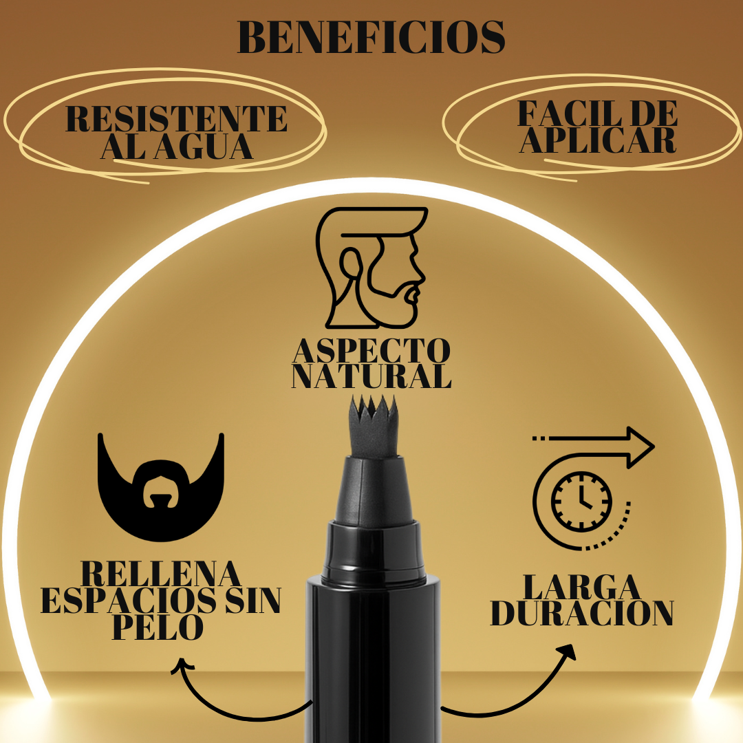 LAPIZ PARA BARBA + CEPILLO